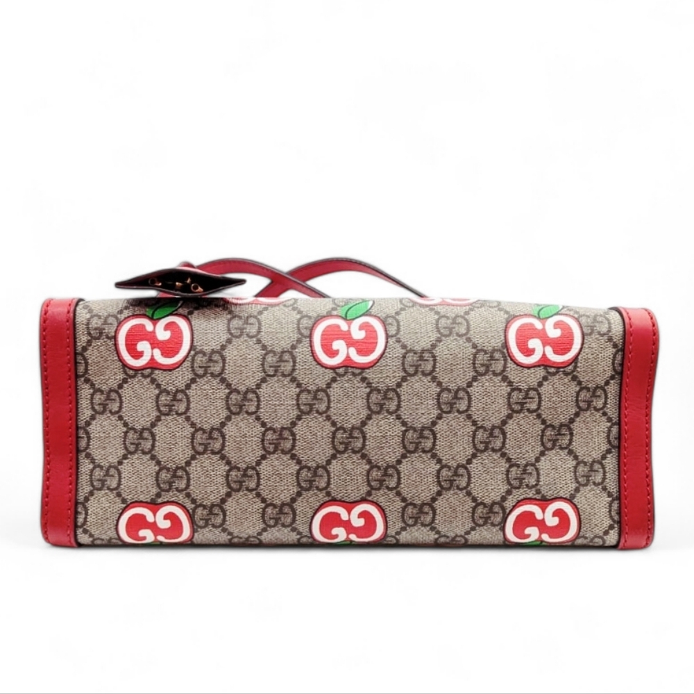 ✨️Authentic Limited Edition Gucci Small Padlock GG Supreme Red Apple Bag - Picture 4 of 15